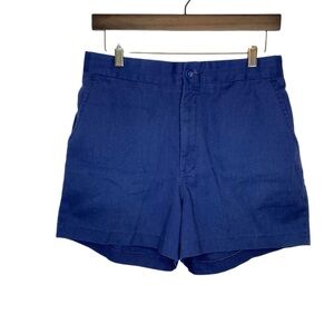 Arnie Vintage Golf Shorts Mens 34 Navy Blue Arnold Palmer Stretch Waist Casual